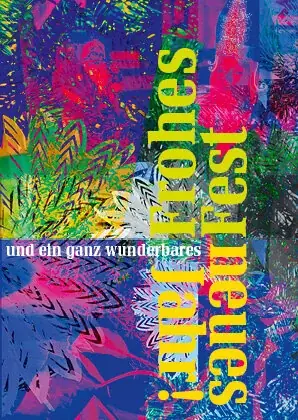 Weihnachtskarte 2018 in Blau und Pink: »Frohes Neues Jahr«